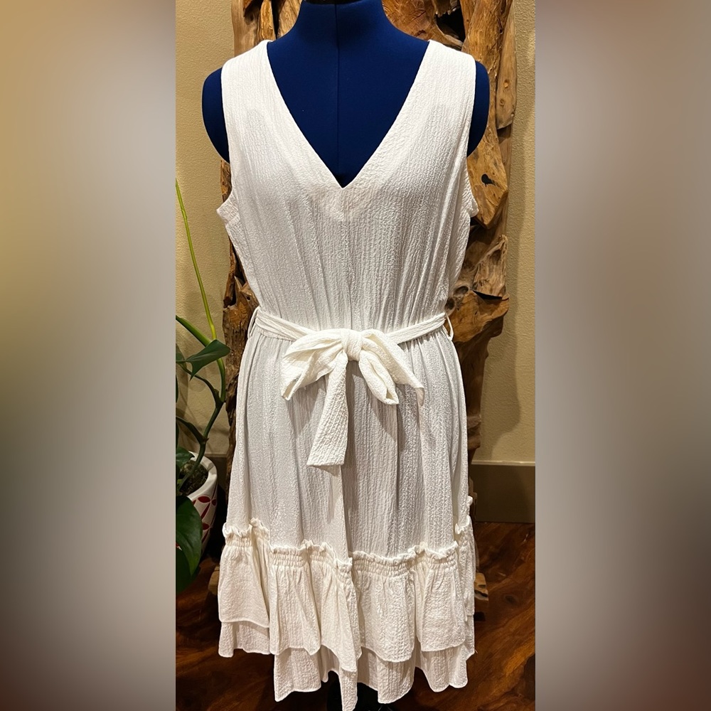 White Calvin Klein Dress Size 10
